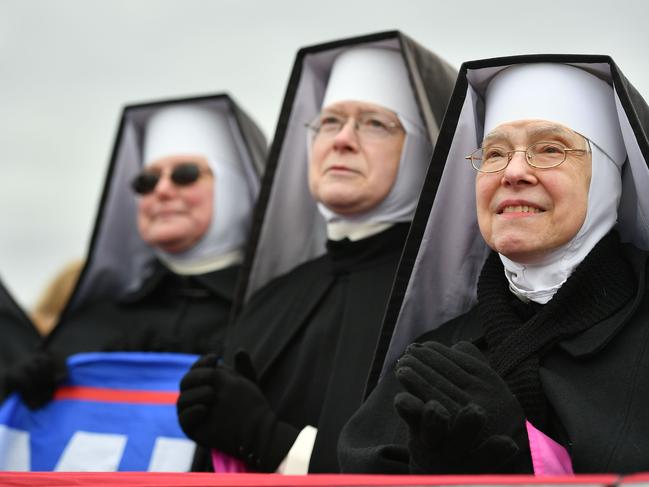 Nuns for Trump. Picture: AFP