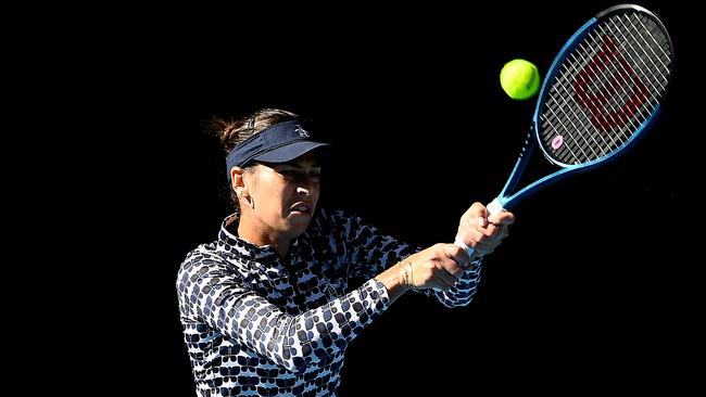 Australia's Ajla Tomljanovic has pulled out of her home grand slam with injury. (Photo by Paul CROCK / AFP)