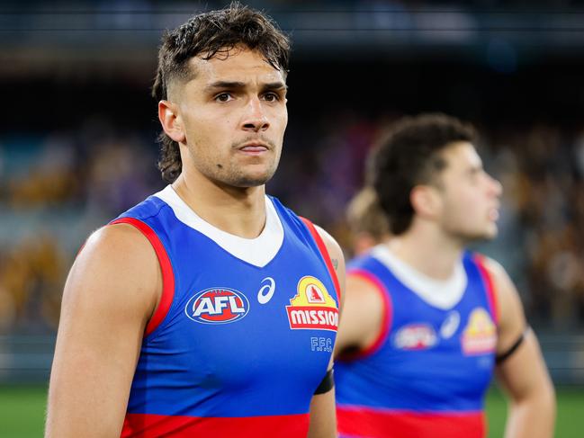 Jamarra Ugle-Hagan after the elimination final loss to Hawthorn. Picture: Dylan Burns/AFL Photos