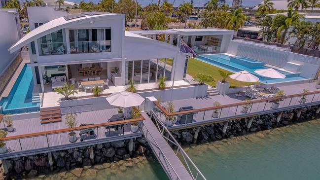 The waterfront mansion at 8/48-55 Sir Leslie Thiess Drive could break the record for Townsville's most expensive property. Picture: Supplied