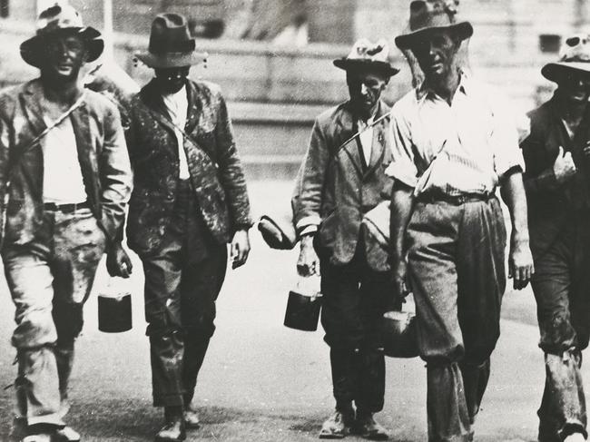 Five men looking for work in the Great Depression, ca. 1930 National Museum of Australia