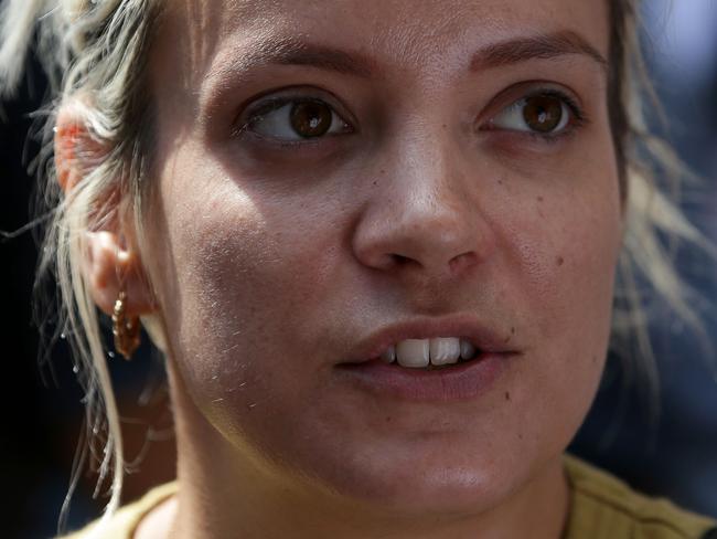 British singer Lily Allen joins people at a protest outside Kensington Town Hall on June 16, 2017, calling for justice for those affected by the fire that gutted Grenfell Tower, a residential tower block in west London on June 14. Dozens of people are feared dead in the London tower block fire as emergency workers continued searching for bodies in the high-rise on Friday, warning they may never be able to identify some of the victims. / AFP PHOTO / Daniel LEAL-OLIVAS