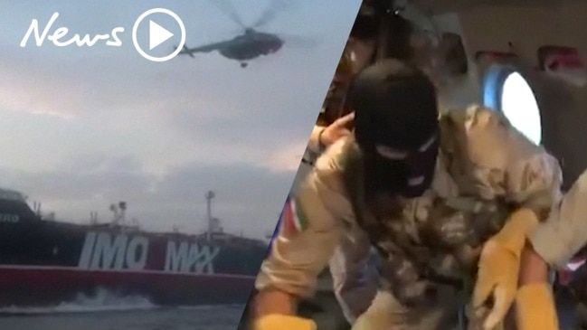 Iran Guards release footage of seized British-flagged tanker operation