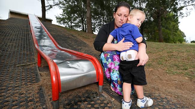 Mums Warning After Toddler Son Mason Byrne Burnt On Playground Slide