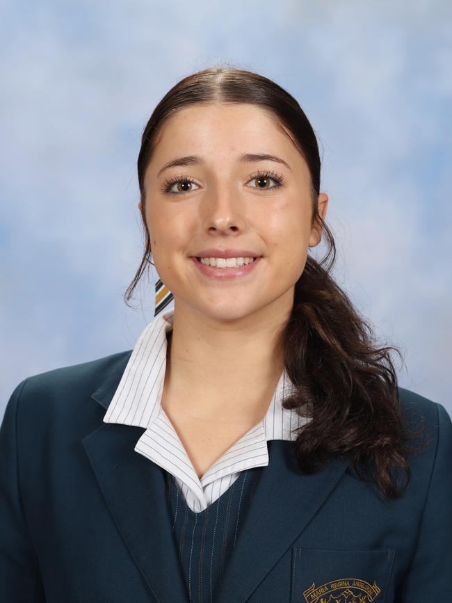 Loreto College captain for 2025 Antigone Gambranis. Picture: Supplied