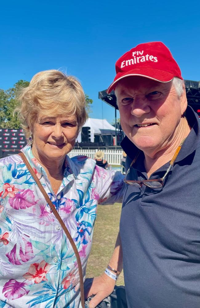 Jann and Peter Whittington at the Noosa Alive festival on Sunday July 30, 2023.