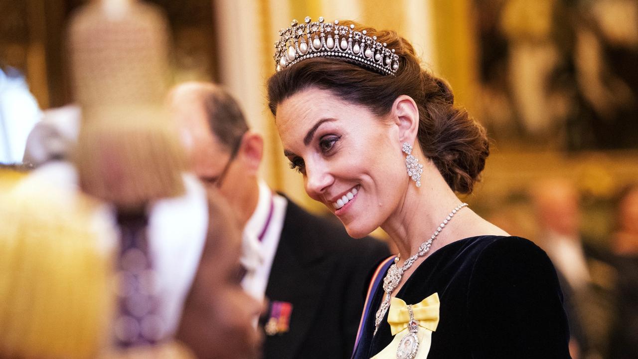 Kate Middleton has given the tiara five outings since it was dusted off in 2015, meanwhile Meghan only ever wore a tiara once. Picture: Victoria Jones/PA Wire.