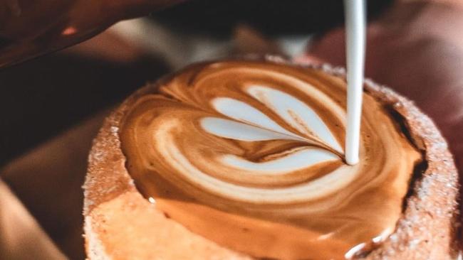 Kenilworth Bakery’s coffee in a doughnut. Picture – contributed.