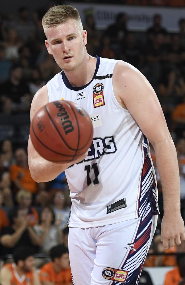 NBL big man and RedCity Roar star Harry Froling. Picture: Ian Hitchcock/Getty Images