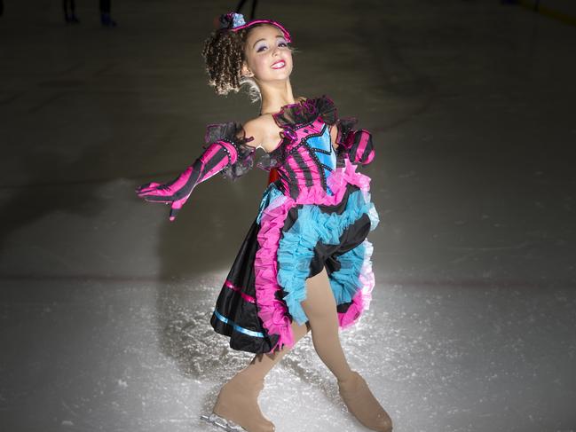 Liverpool Leader - Angelina Sanfilippo (9, pictured) is a figure skater who lives in Sandy Point NSW Australia.  Angelina is a LSS / Local Sports Star, pictured at Liverpool Catholic Club Ice Rink, Hoxton Park Road, Liverpool NSW Australia