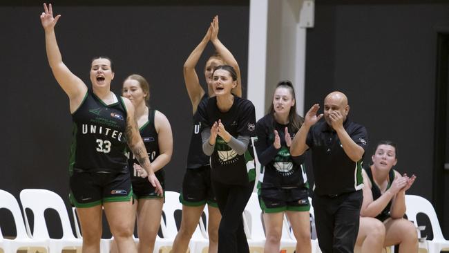 Gippsland United remain undefeated at the top of the ladder. Photo: Basketball Victoria.