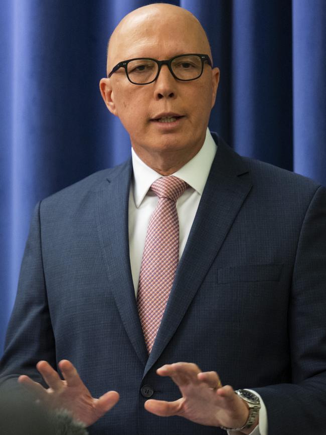 Opposition leader Peter Dutton. Picture: NCA NewsWire / Martin Ollman