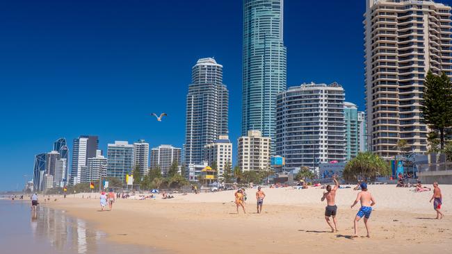 A member of the public found the teen on Surfers Paradise beach crawling, vomiting and unable to stand.