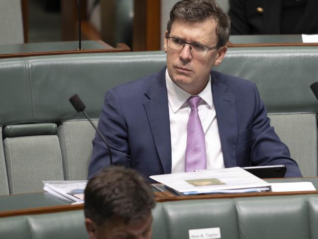 Alan Tudge during Question Time. Picture: NCA NewsWire / Gary Ramage