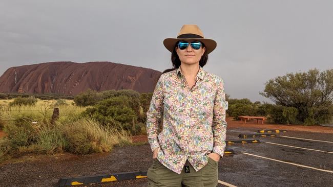 Kirsten Due at Uluru: ‘Every day I try to understand the matrix of problems that leads to such desperately sick kids and adults.’