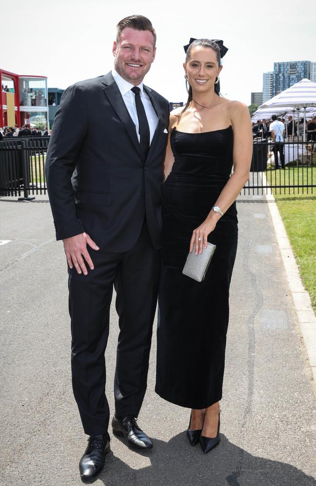 Sam Groth and his wife, Brit. Picture: David Caird