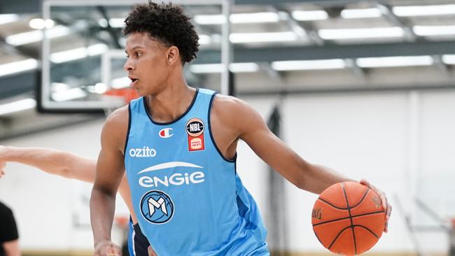 Dash Daniels in action during his first day at Melbourne United. Picture: Melbourne United Media