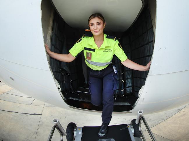 Specialist Border Force teams have uncovered 70 Melbourne Airport workers who breached security checks in the past year. Picture: David Caird