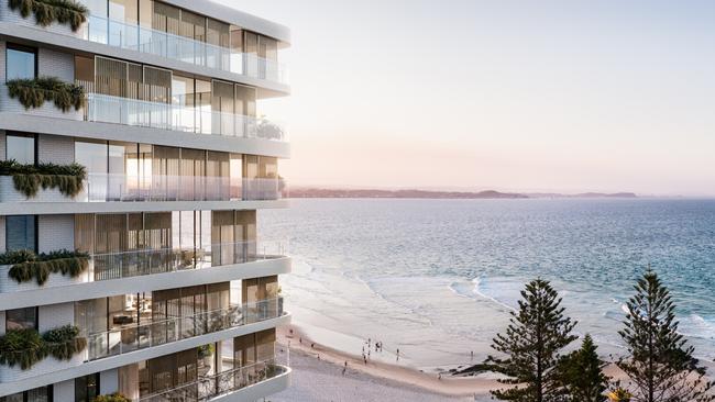 The Flow tower proposed for Coolangatta. Picture: Supplied