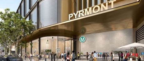 Artist impressions of the Sydney Metro west project, Pyrmont Station.