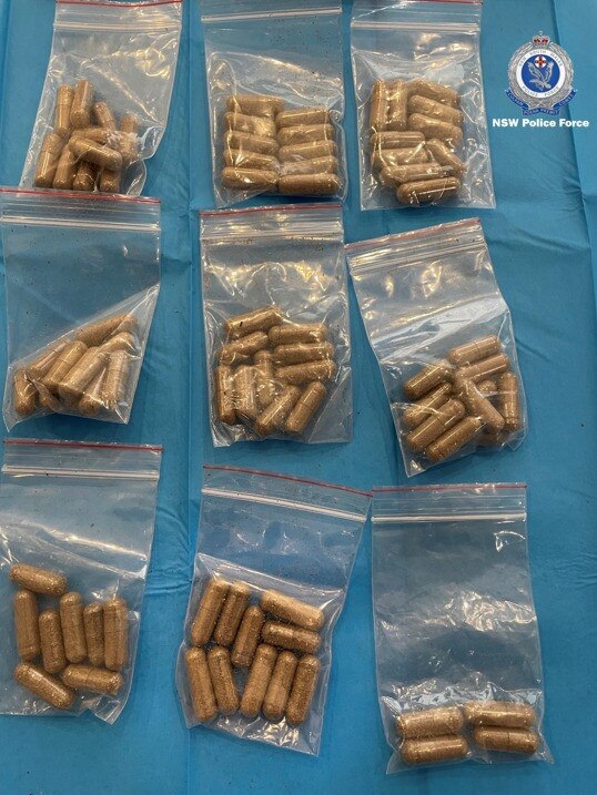 Police seized an amount of MDMA.