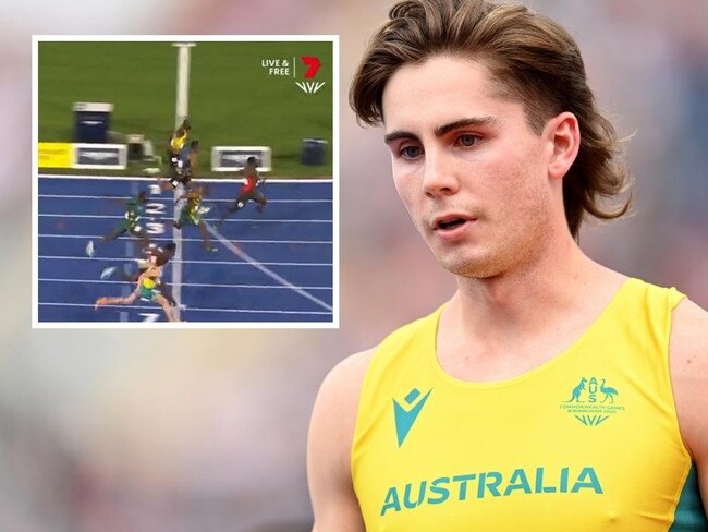 Rohan Browning did Australia proud. Photo: Channel 7, Getty.