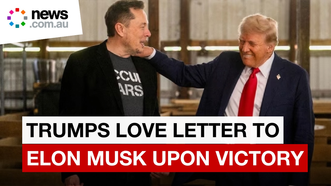  Trump raves about Elon Musk during victory speech