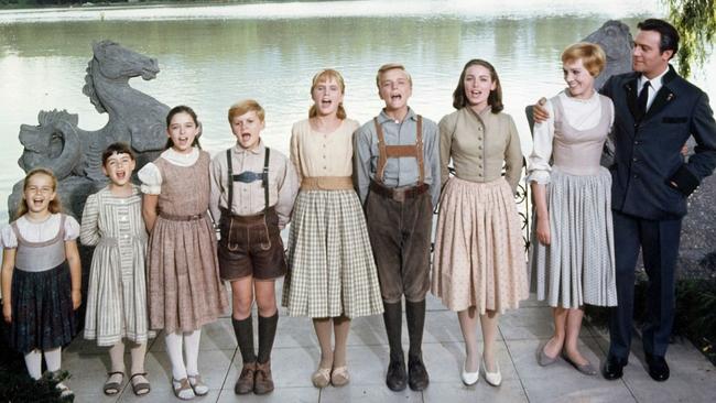 The Sound Of Music’s Louisa (Heather Menzies, centre) in a scene from the 1965 film of the Von Trapp Family singers.