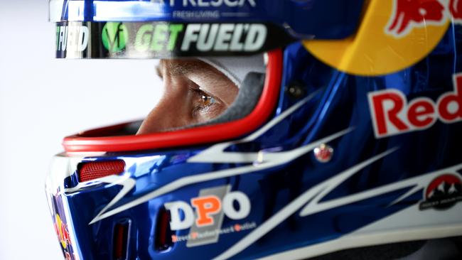 Whincup celebrated the end of his Supercars racing career by burning some rubber around Mount Panorama.