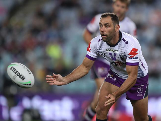 Melbourne's Cameron Smith during the 2020 NRL Grand Final between the Penrith Panthers and Melbourne Storm at ANZ Stadium, Homebush. Picture: Brett Costello