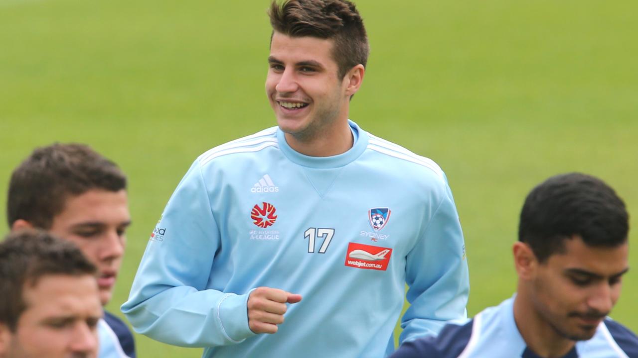 Pic of Sydney FC player Terry Antonis at training