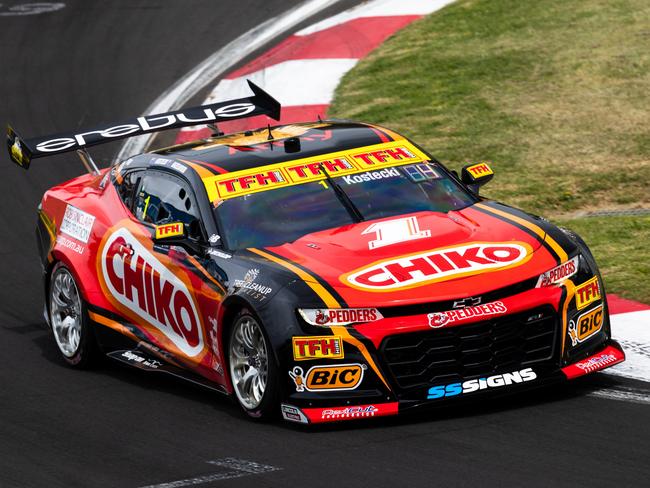 Brodie Kostecki secured pole position for the Bathurst 1000 with a blistering run. Picture: Getty Images