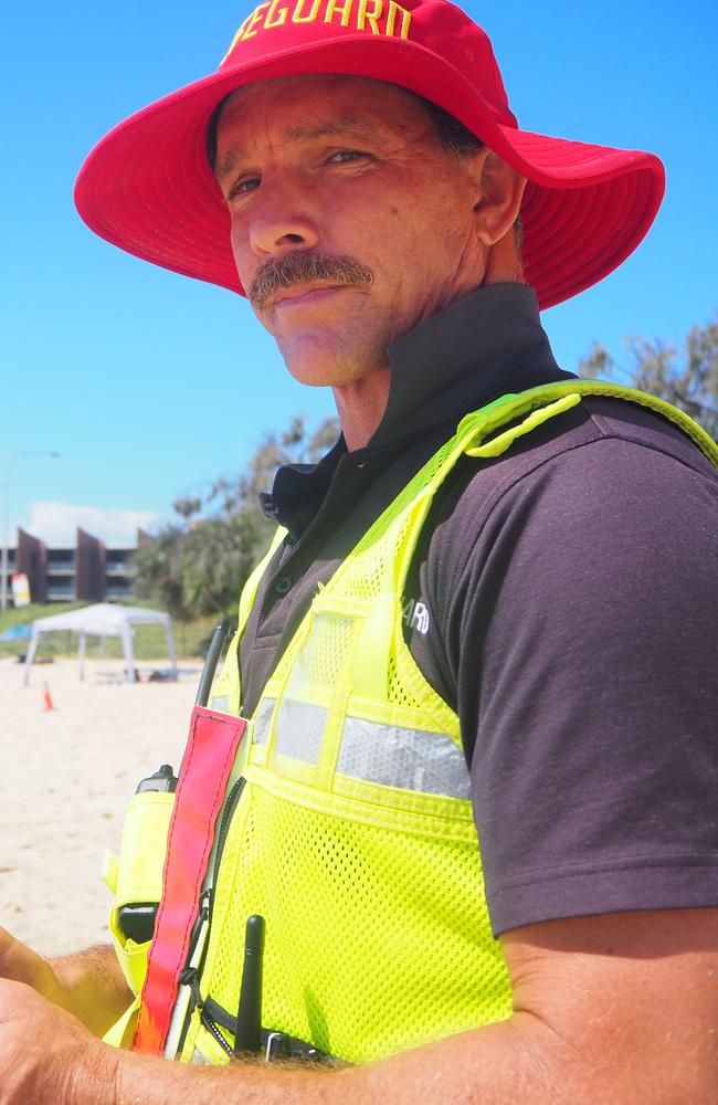 Lifeguard supervisor Trent Robinson.