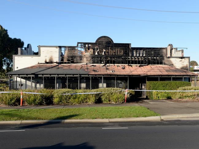 Emergency services were alerted to the blaze about 2.45am Wednesday. Picture: Andrew Henshaw