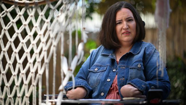 Rosy Lawson-Lamont pictured at home in Sippy Downs on the Sunshine Coast, Queensland. Picture: Lyndon Mechielsen