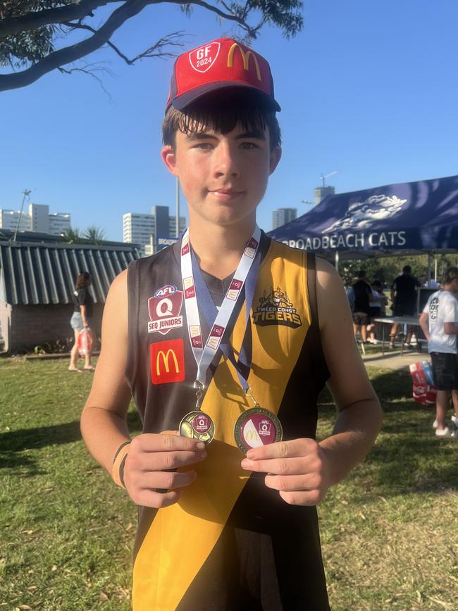 David Conallin #20, Junior SEQ AFL grand finals, 2024