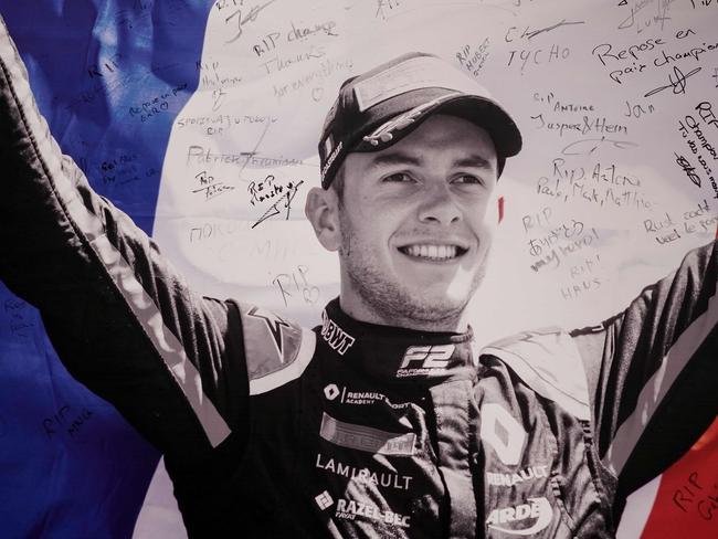 French driver Anthoine Hubert, 22, was killed on August 31 in Spa in an accident during a Formula 2 race held on the sidelines of the F1 Grand Prix. Picture: AFP