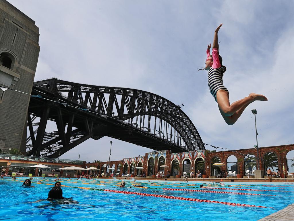 <b>NORTH SYDNEY OLYMPIC POOL, NSW: </b>You don’t get a much better position on the harbour than bang between the Sydney Harbour Bridge and Luna Park. Once known as the “wonder pool of Australasia” - thanks to its then cutting-edge filtration system - the pool dates back to 1936, when it opened ahead of its use in the 1938 Empire Games. Since then, the saltwater pool has been the site of an impressive 86 world records - and many more Instagram posts. <a href="http://northsydney.nsw.gov.au/" target="_blank">northsydney.nsw.gov.au</a> Picture: Toby Zerna