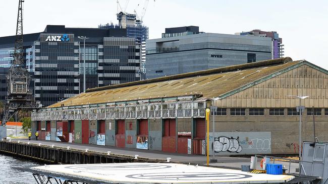 Flinders Wharf site’s Goods Shed No.5.