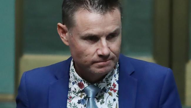 Andrew Laming, during question time in the House of Representatives at Parliament House, Canberra. Picture Gary Ramage