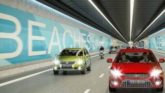 Artist's impression of the proposed Beaches Link tunnel. The EIS for the $8 billion motorway will not be available until at least mid-2020. Picture: Transport for NSW