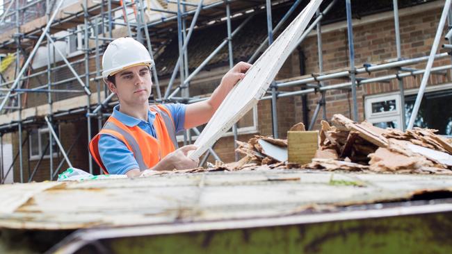 Phoenix Environmental Group processes waste from building sites in Victoria. Picture: Getty Images