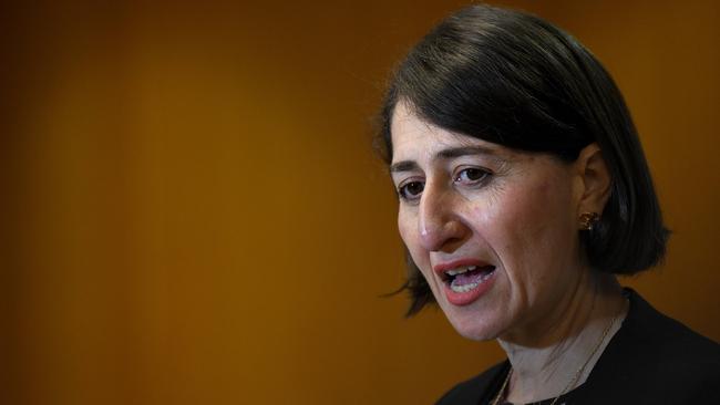 Premier Gladys Berejiklian said the vouchers will be rolled out by the end of the month. Picture: Bianca De Marchi