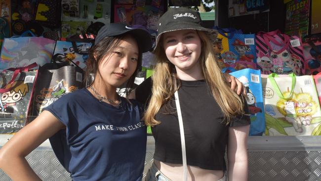 Hana Kim and Danielle Despot at the 151st Ipswich Show on May 17, 2024. Picture: Grace Koo