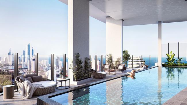 An artist's impression of the residential apartments offered for sale at The Star Gold Coast. Photo: Supplied