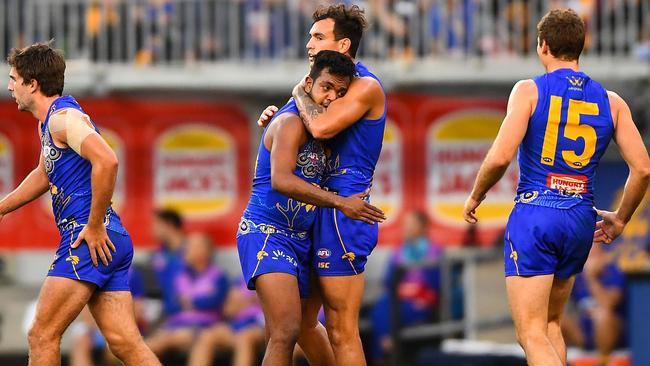 West Coast collected a vital win on Sunday against GWS. Picture: Getty Images