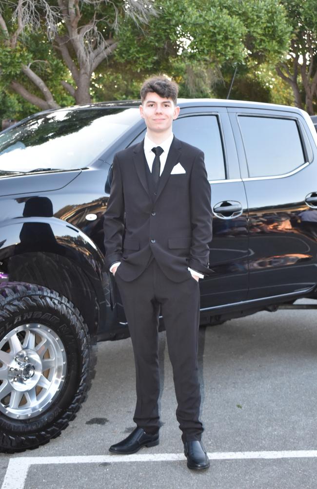 A student at Kawana Waters State College Year 12 formal 2024.