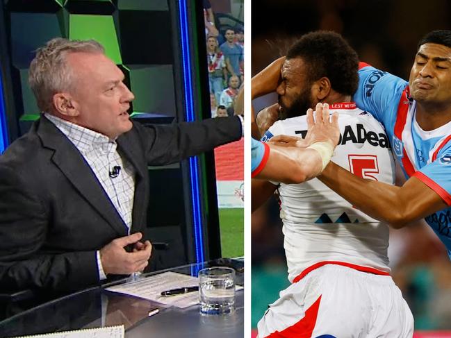 NRL debate gets seriously heated on live TV