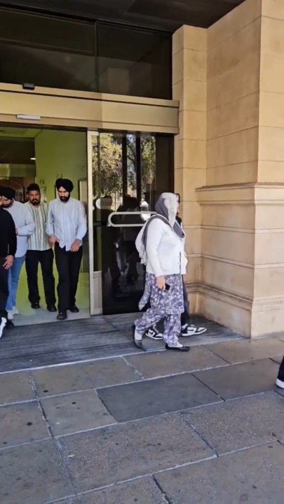 Bhupinder Singh's parents leave court