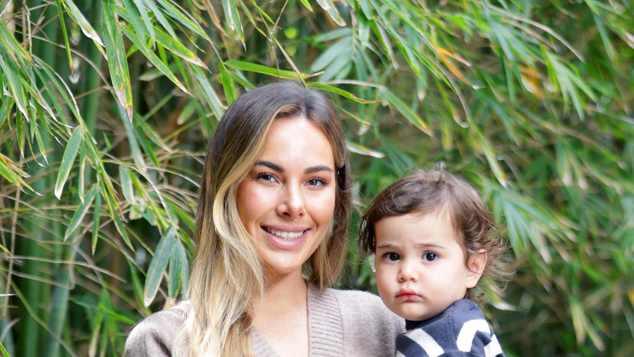 Michelle Jenkins with son Theodore, 2. Picture: Steve Pohlner